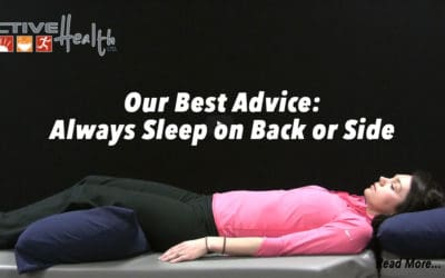 Active Daily Living Advice – (Sleep on Back or Side)