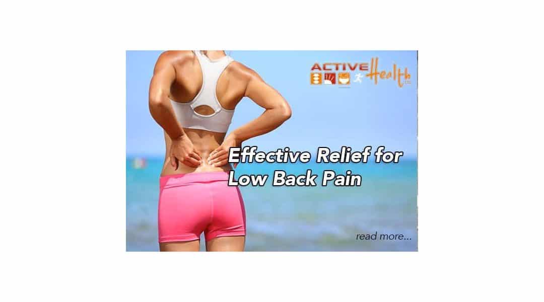 Manual Spine Manipulation: Effective Option for Low Back Pain Relief
