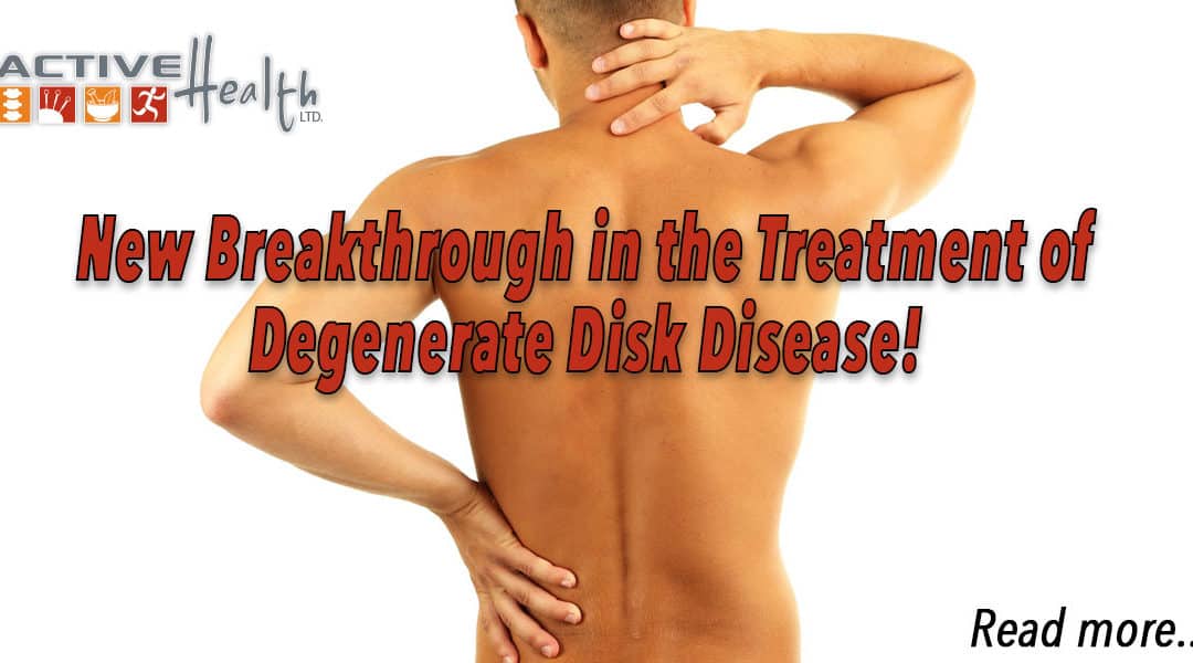 New Therapy Helps Degenerative Disk Disease Sufferers