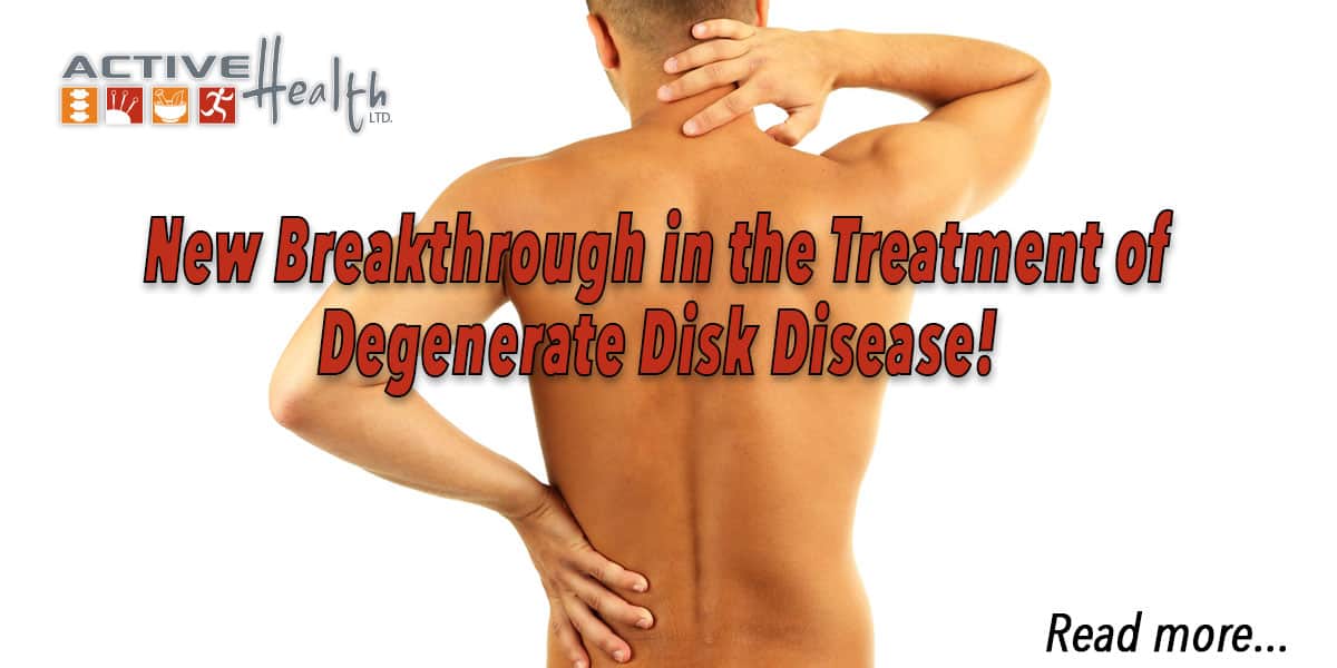 New Therapy Helps Degenerative Disk Disease Sufferers Chiropractor Park Ridge Il Active