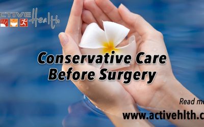 Avoiding Back Surgery with Conservative Care