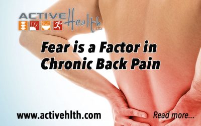 Chronic back pain can be scary… ?