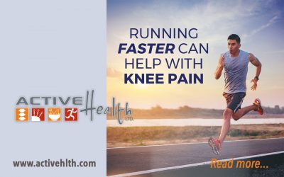 Running Faster Can Help with Knee Pain…?