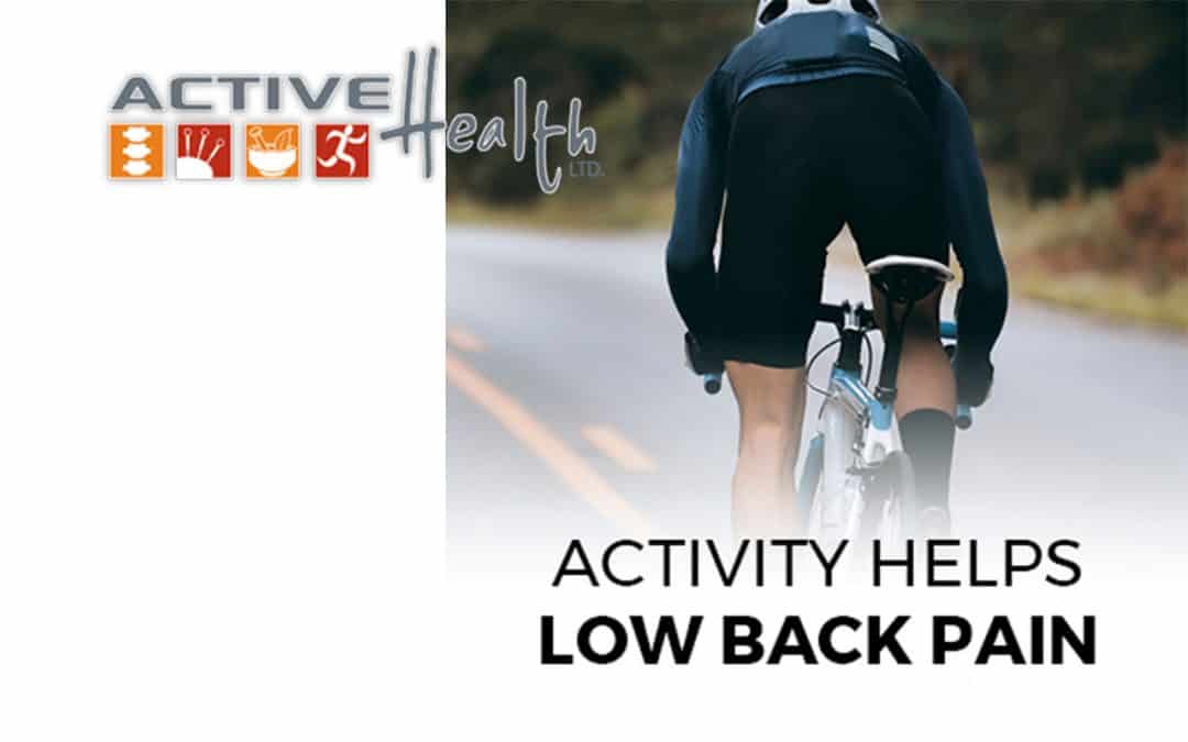 A new study found that people who run and cycle have less low back pain! ?