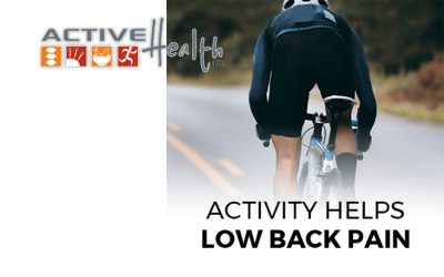 A new study found that people who run and cycle have less low back pain! ?