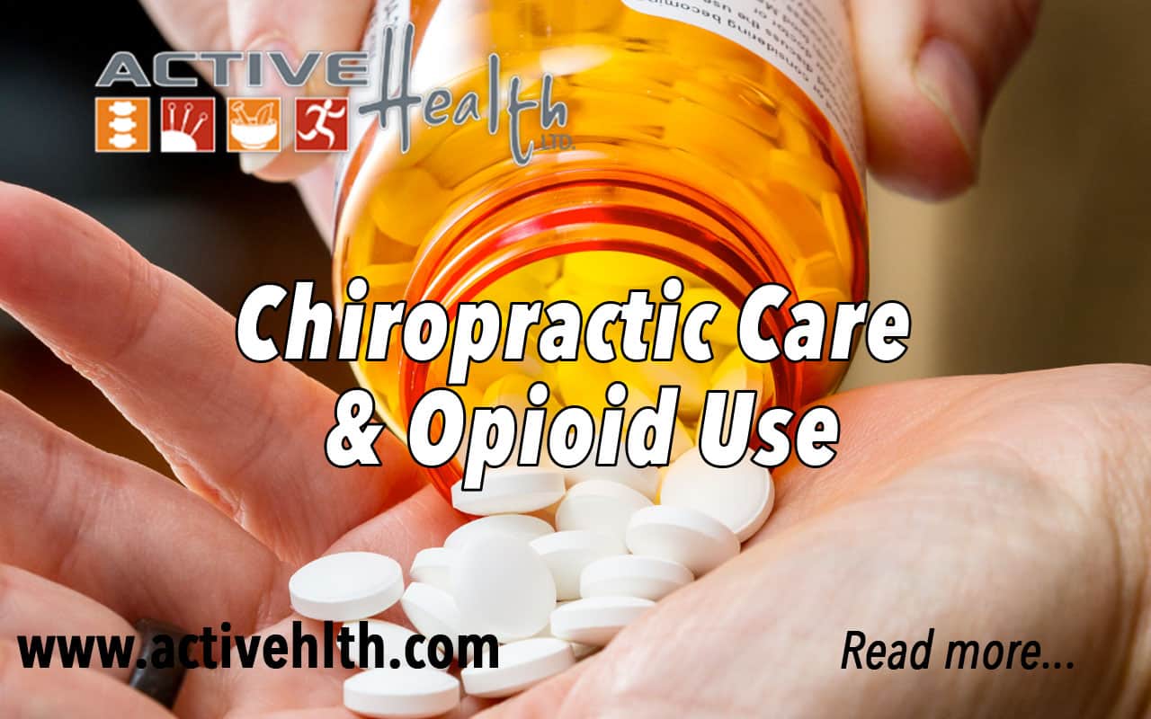 chiropractic care opioid