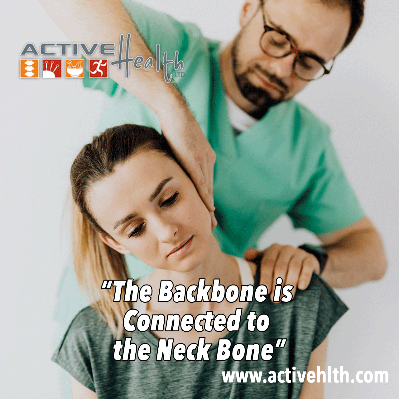 Backbone is Connected to the Neck Bone
