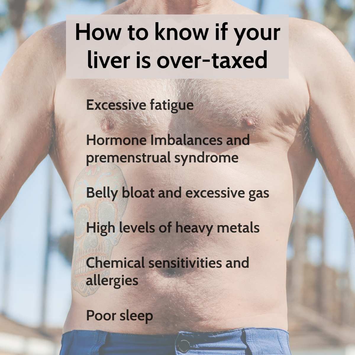 over taxed liver