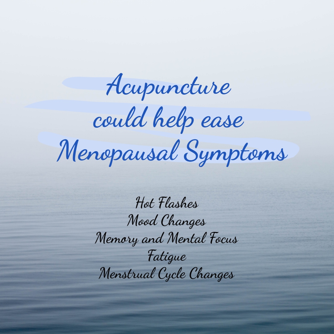 acupuncture eases menopausal symptoms